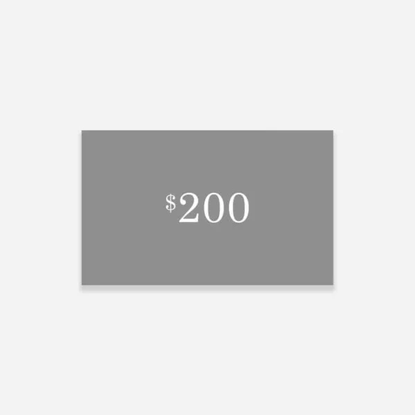 Frauen Geschenkkarte $200